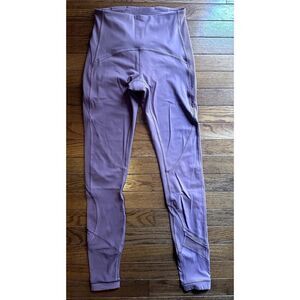 Lululemon Clear the court Leggings Figue Pink size 6